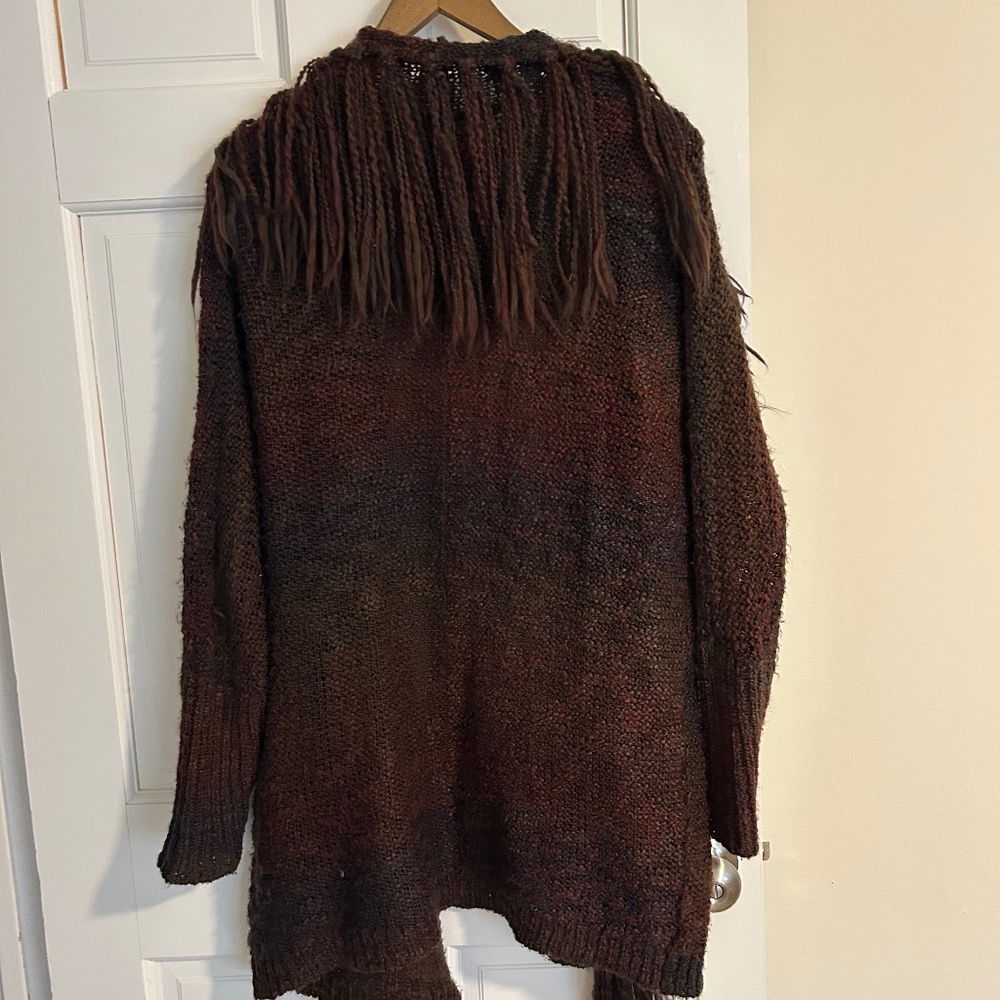 Ralph Lauren fringe cardigan